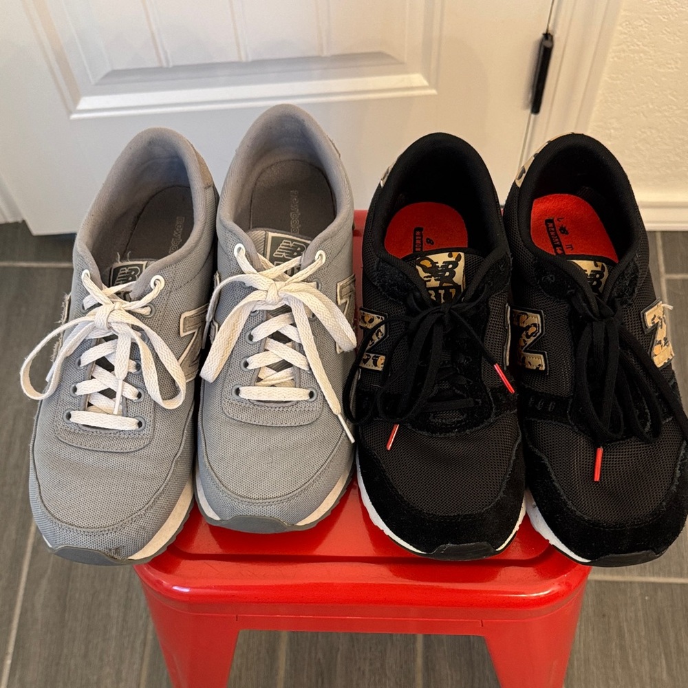 New Balance Dual Pack: Gray and Black Sneakers size women’s 10